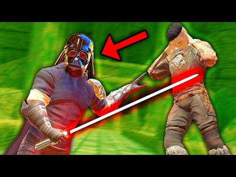 BECOMING DARTH VADER AND USING HIS LIGHTSABER IN VIRTUAL REALITY - Blades and Sorcery VR Mods
