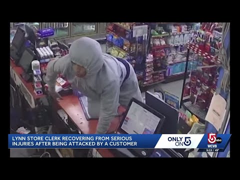 Only on 5: Video shows violent attack on Lynn store clerk