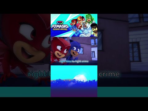 Sing Along with the Power Heroes! #pjmasks #youtubeshorts