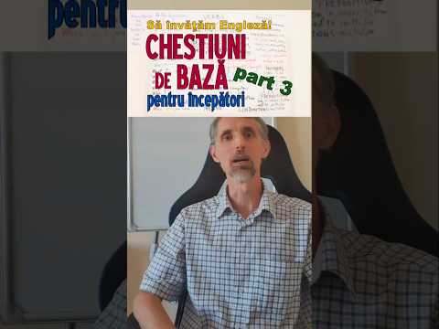 📺🎧[CURS zilnic EnglishEngleza] - lectia 3🖊📕𝐂𝐇𝐄𝐒𝐓𝐈𝐔𝐍𝐈 𝐃𝐄 𝐁𝐀𝐙𝐀 (𝐩𝐚𝐫𝐭 𝟑)👍