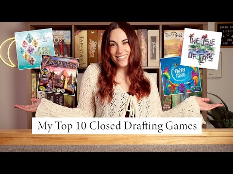My Top 10 Closed Drafting Board Games!