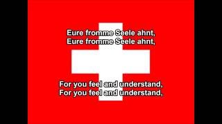 Swiss Psalm - National anthem of Switzerland (DE, EN lyrics)