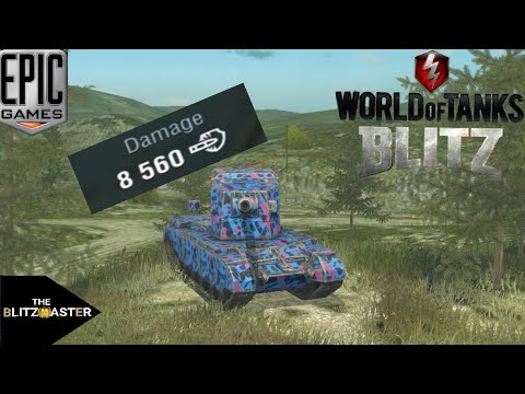 FV4005 : 8550 damage 5 kills -WoT Blitz-