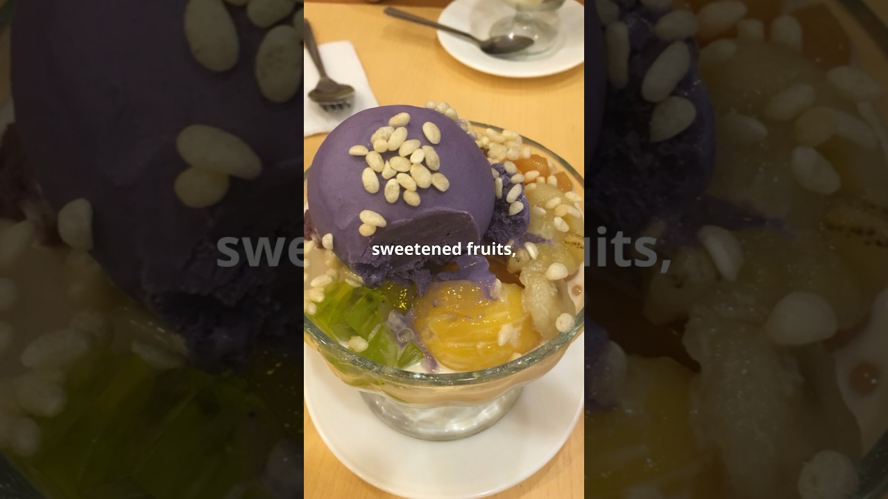 Discover Halo-Halo: The Ultimate Filipino Dessert Delight! #shorts #dessert #pinoyfood
