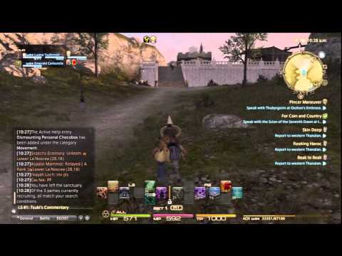 FFXIV: ARR - "A Realm Relived" - 29 - Getting a Chocobo! Pincer Maneuver (Level 20 ACN Quest)