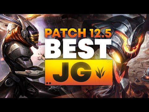 The BEST Junglers For All Ranks On Patch 12.5! | Season 12 Tier List League of Legends