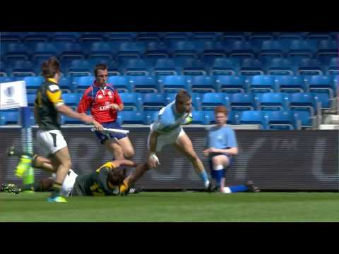 OOPS! Argentina U20s winger loses grip of ball for easy try