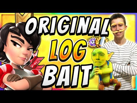 LOG BAIT VS PROS! Original Log Bait Deck — Clash Royale