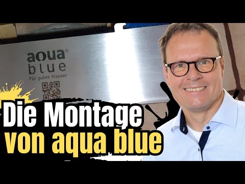 Mögliche  Montage von aqua blue an die Hauptwasserleitung