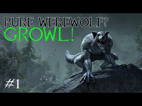 SKYRIM: Growl | Pure Werewolf Build | #1