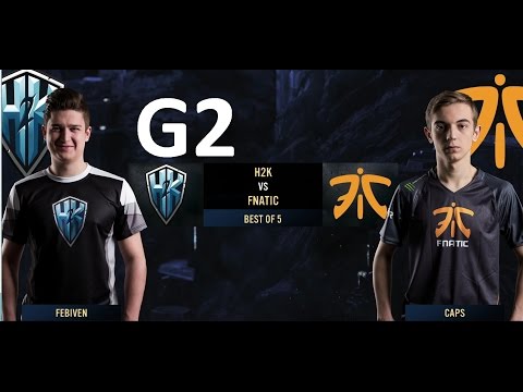 FNC vs H2K Game 2 Highlights 2017 EULCS SPRING SPLIT PLAYOFFS QUARTERFINAL #2