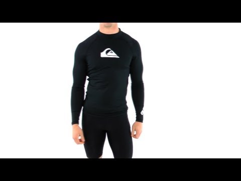 Quiksilver Men's All Times L/S Rashguard | SwimOutlet.com