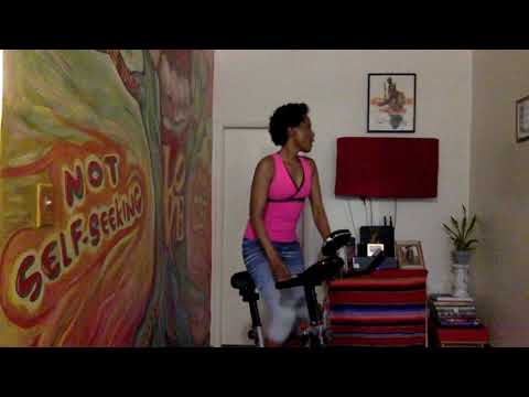 Covid-19 Spin workout...Yes you sweat!