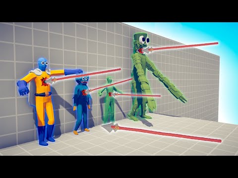 2x SPEAR THROWER PINNING EVERY ARMY TO THE WALL - TABS | Totally Accurate Battle Simulator 2022