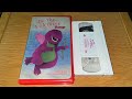 Opening Closing To Be My Valentine Love Barney 2000 VHS 2001 Reprint