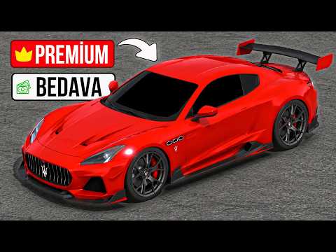 Rastgele BEDAVA Premium Arabayla Zengin Oldum !! Car Parking Multiplayer