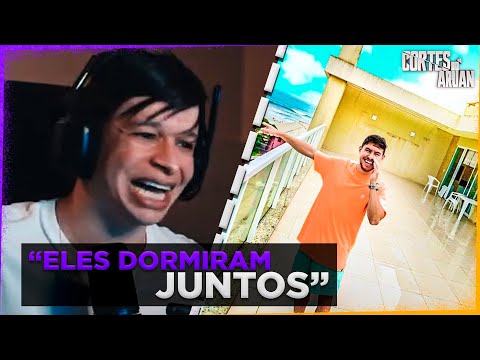 ARUAN REAGE A SURPREENDI TODO MUNDO COM NOSSA CASA DA PRAIA 😱 (RENAN FIORINI) - Cortes do Aruan