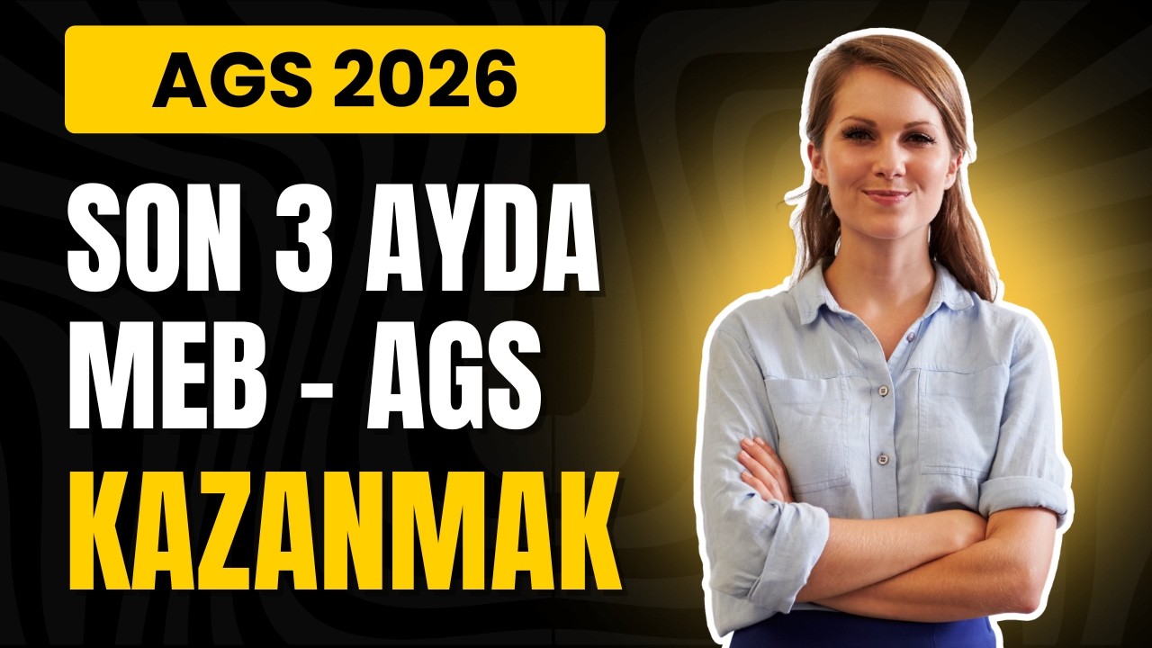 Sıfırdan Son 3 Ayda AGS Kazanmak 💪 + AGS Çalışma Programı / MEB-AGS 2026