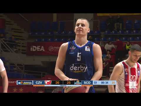 AdmiralBet ABA League 2022/23, Round 22 match: Crvena zvezda Meridianbet - SC Derby (19.3.2023)