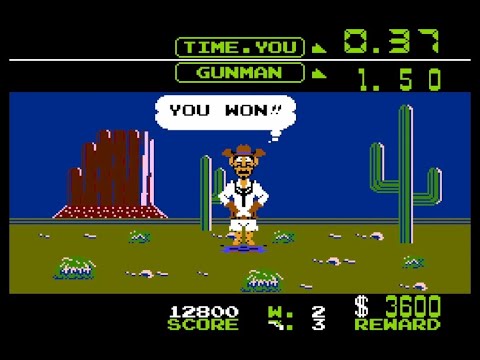 Wild Gunman NES Gameplay HD