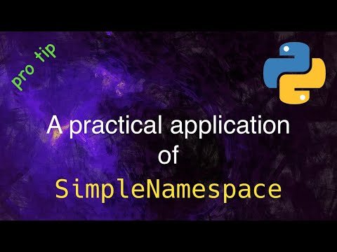Python's SimpleNamespace and JSON