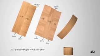 Video thumbnail for DW Jazz Series™ (Maple/Gum) Shell Animation by dw drums
