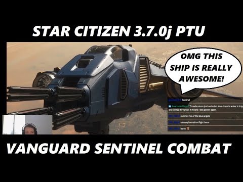 STAR CITIZEN 3.7 - PTU AEGIS VANGUARD SENTINEL COMBAT TEST