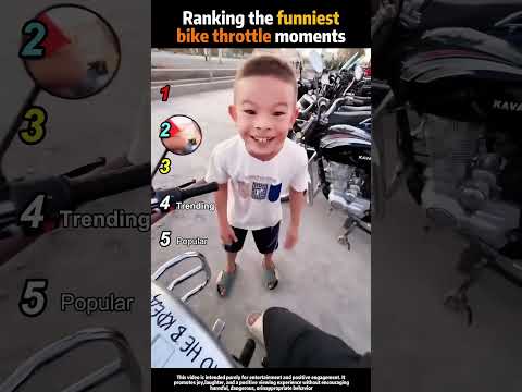 Ranking the funniest bike throttle moments 💀🗿 #usa