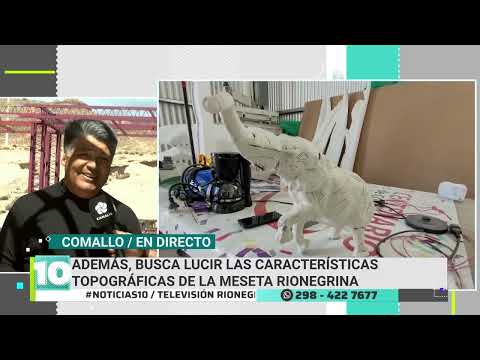 Avanza la construcción del Paleoparque en Comallo: “La obra está casi en un 90% de ejecución”