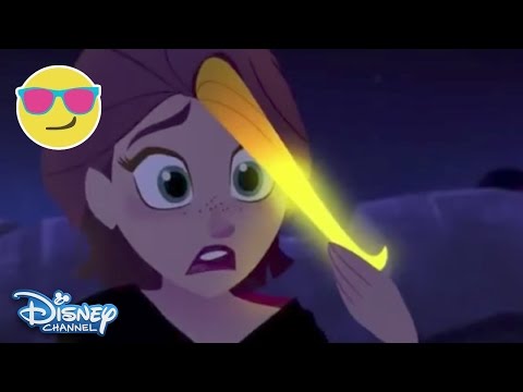 Tangled Before Ever After | Rapunzel Grows Her Hair | CLIP | Official Disney Channel US