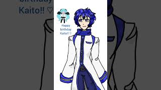 Download lagu Happy birthday Kaito!!! #vocaloid #kaito #drawing mp3