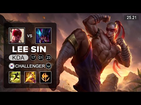 Lee Sin vs Rek'Sai JUngle - KR Challenger - Patch 25.21 Season 15