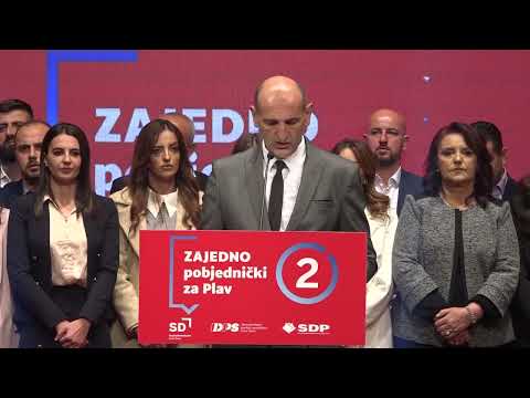 Fazlija Krcić, Konvencija liste "Zajedno pobjednički ga Plav", 13. oktobar 2022.