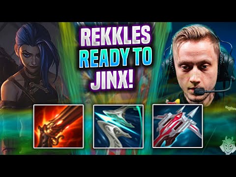 REKKLES IS READY TO PLAY JINX! - KC Rekkles Plays Jinx ADC vs Jhin! | Season 2022