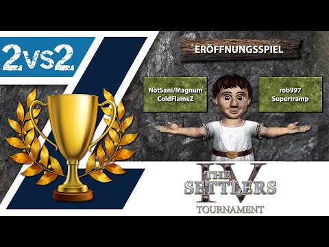 Das Eröffnungsspiel - THE SETTLERS TOURNAMENT - Deutsch - #001
