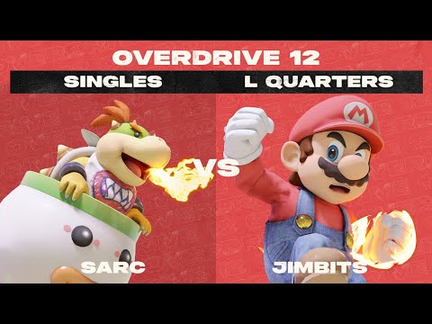 OVERDRIVE 12 | Losers Quarter-Final - Sarc vs Jimbits | Smash Ultimate SSBU