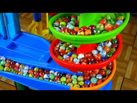 Epic Marble Race Tournament on Spiral Ramp