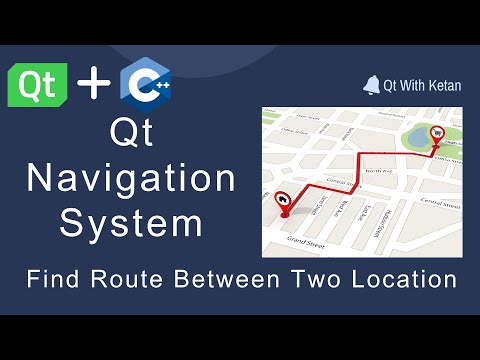 Qt Navigation System | Find Path Between Two Location | GeoRoute | Maps, Routing | GeneralMagic