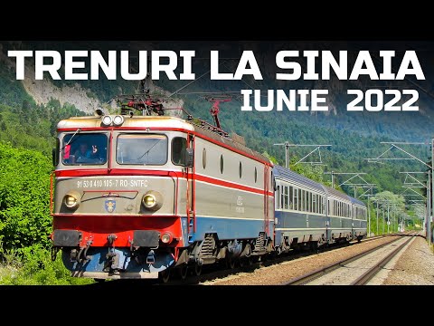 45 de trenuri la Sinaia-Trainspotting on Prahova Valley-Bergbahnverkehr im Juni