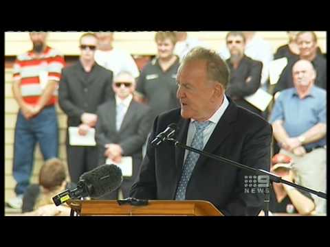 Mr Magic Darrel Baldock  Funeral 2011