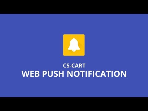 CS-Cart Web Push Notification Demo