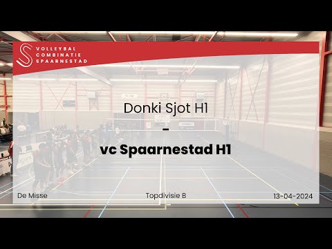 13 Apr 24   Donki Sjot H1 vs vc Spaarnestad H1