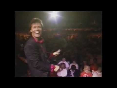 Cliff Richard has fun with the audience