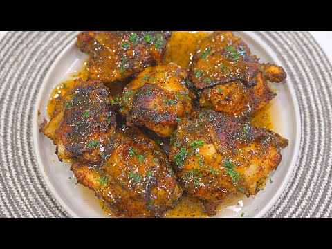 Honey LEMON PEPPER Chicken Thighs | Air Fryer Recipe