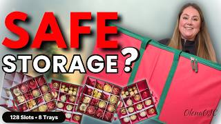 I Packed 80 Ornaments Into This Organizer (Still Room Left)