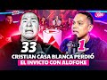 CRISTIAN CASA BLANCA PERDIÓ EL INVICTO CON ALOFOKE 33 - 1