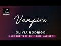 Vampire - Olivia Rodrigo (Original Key Karaoke) - Piano Instrumental Cover with Lyrics