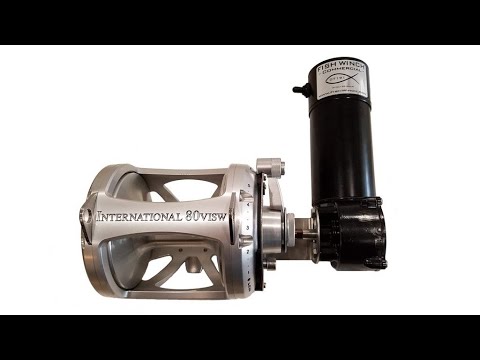 FISH WINCH® Commercial (fits PENN INTERNATIONAL 80VISW & 80VISWS) Electric Fishing Reel motor drive