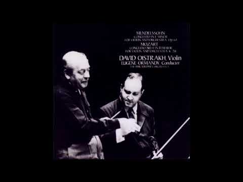 MENDELSSOHN: Violin Concerto in E minor op. 64  / Oistrakh · Ormandy · Philadelphia Orchestra