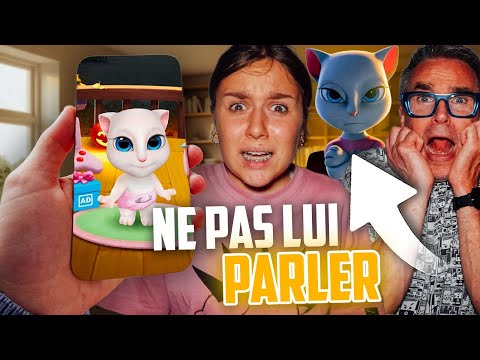 NE PAS PARLER A TALKING ANGELA ! ELLE TRANSFORME PAPA ! - PINK LILY